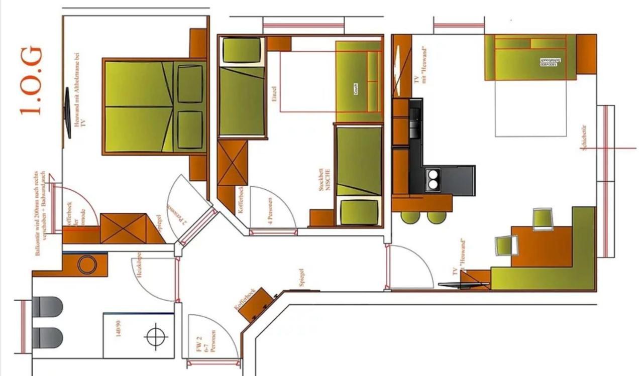Haughof Apartement Laerchenweide Verano 外观 照片
